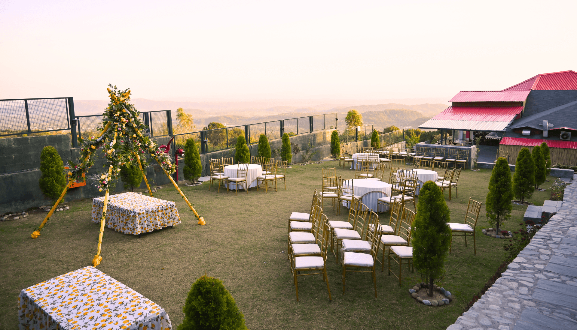 Wedding in mountains
