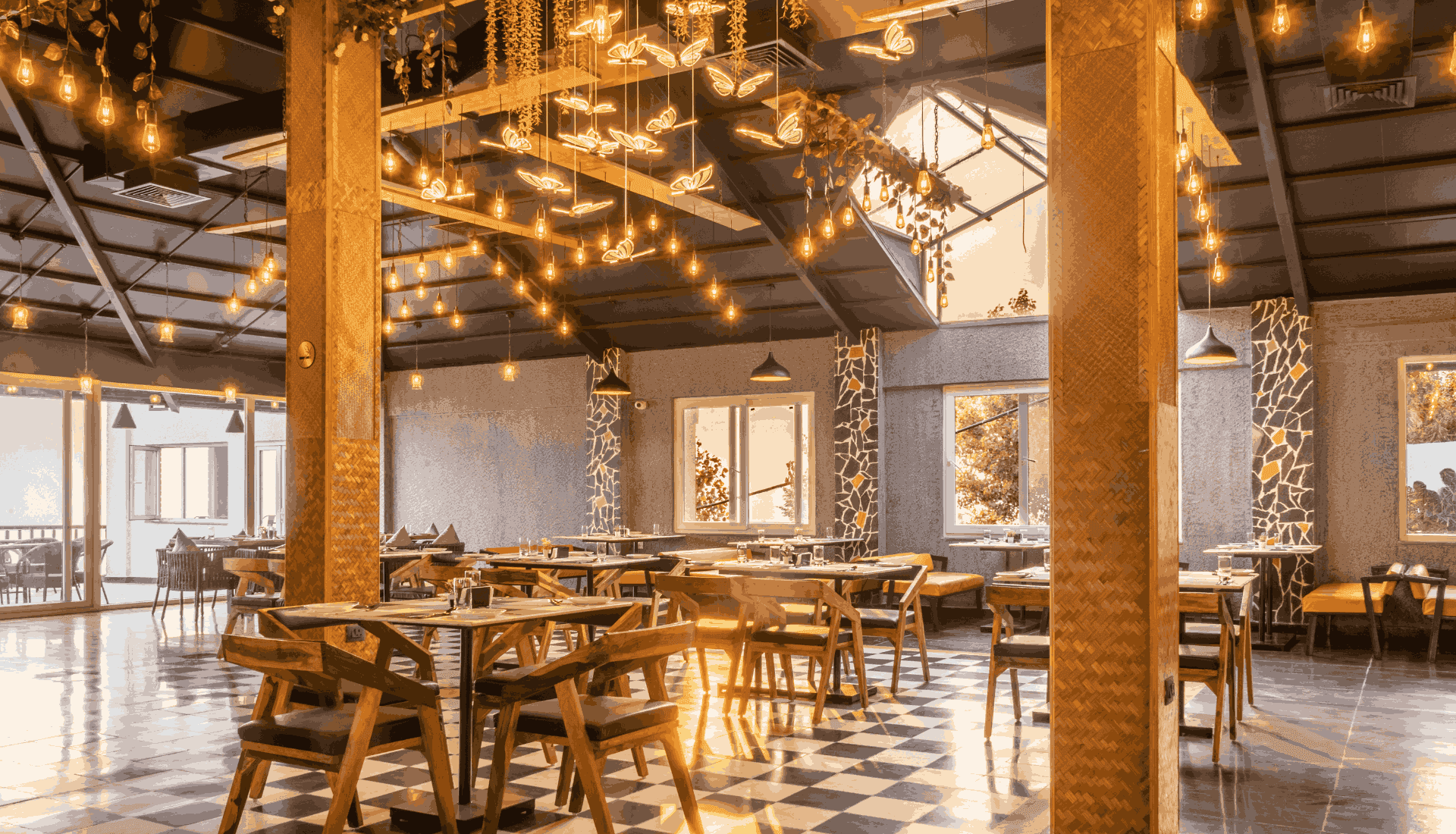 Wings restaurant interior